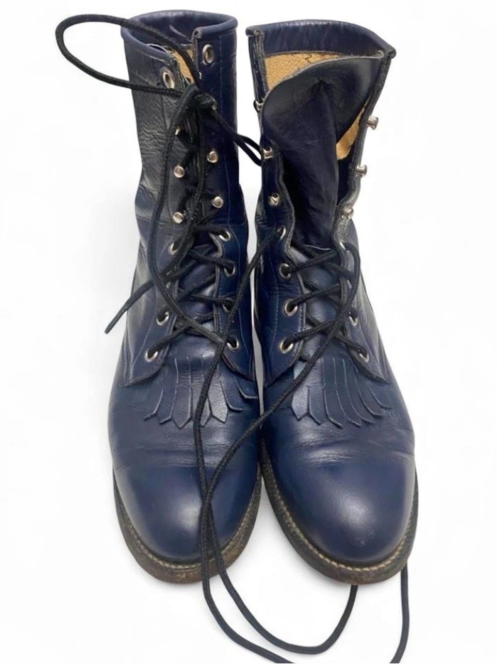 Justin’s Womens Vintage Lace up Kiltie western boots size 7.5B